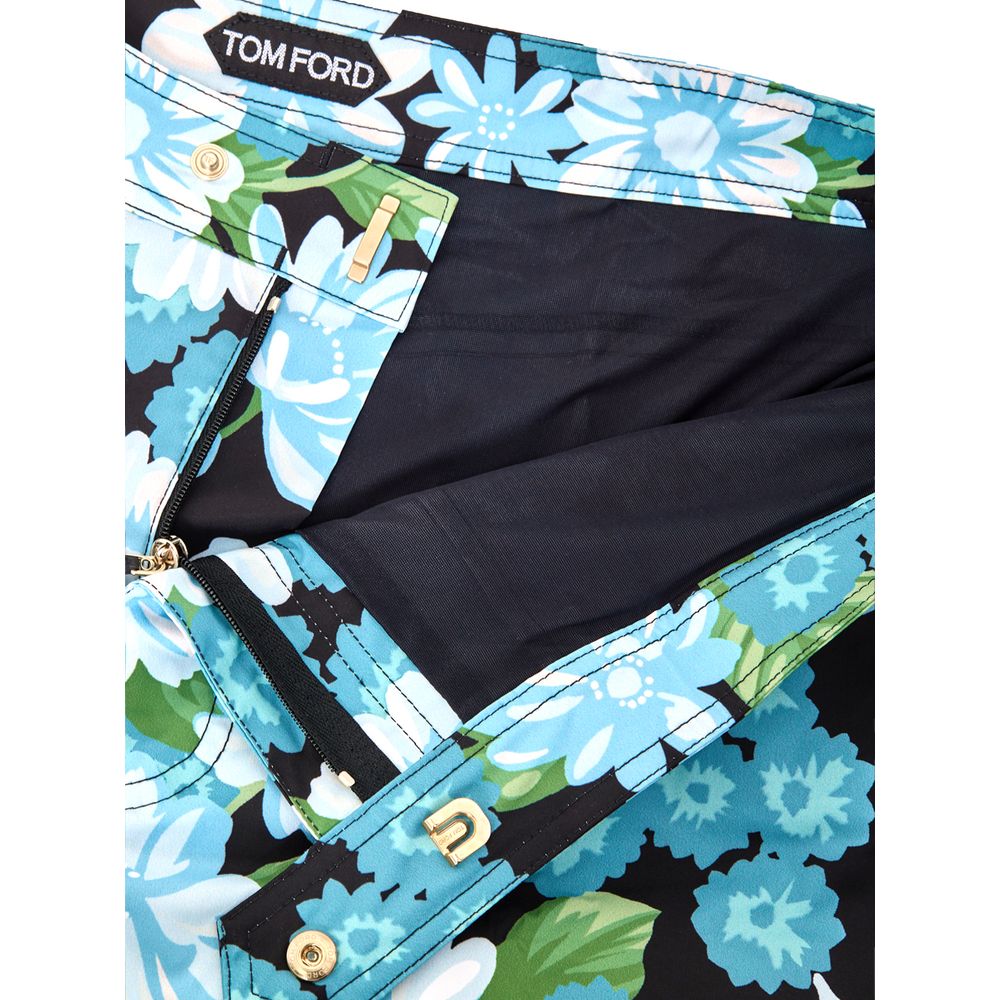 Tom Ford Blue Polyamide Swim Shorts - Image 3