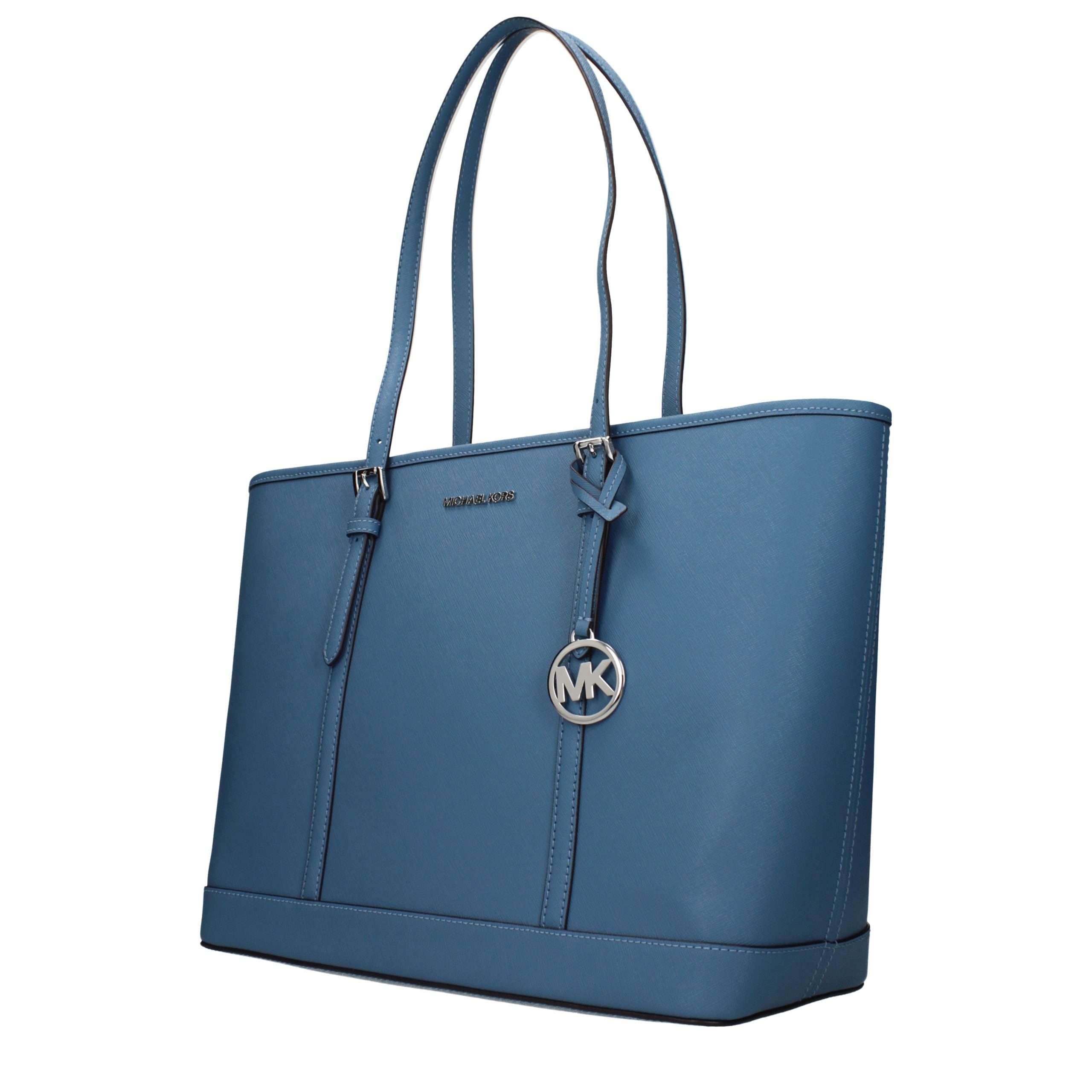 Michael Kors Blue Leather Shoulder Bag - Image 2