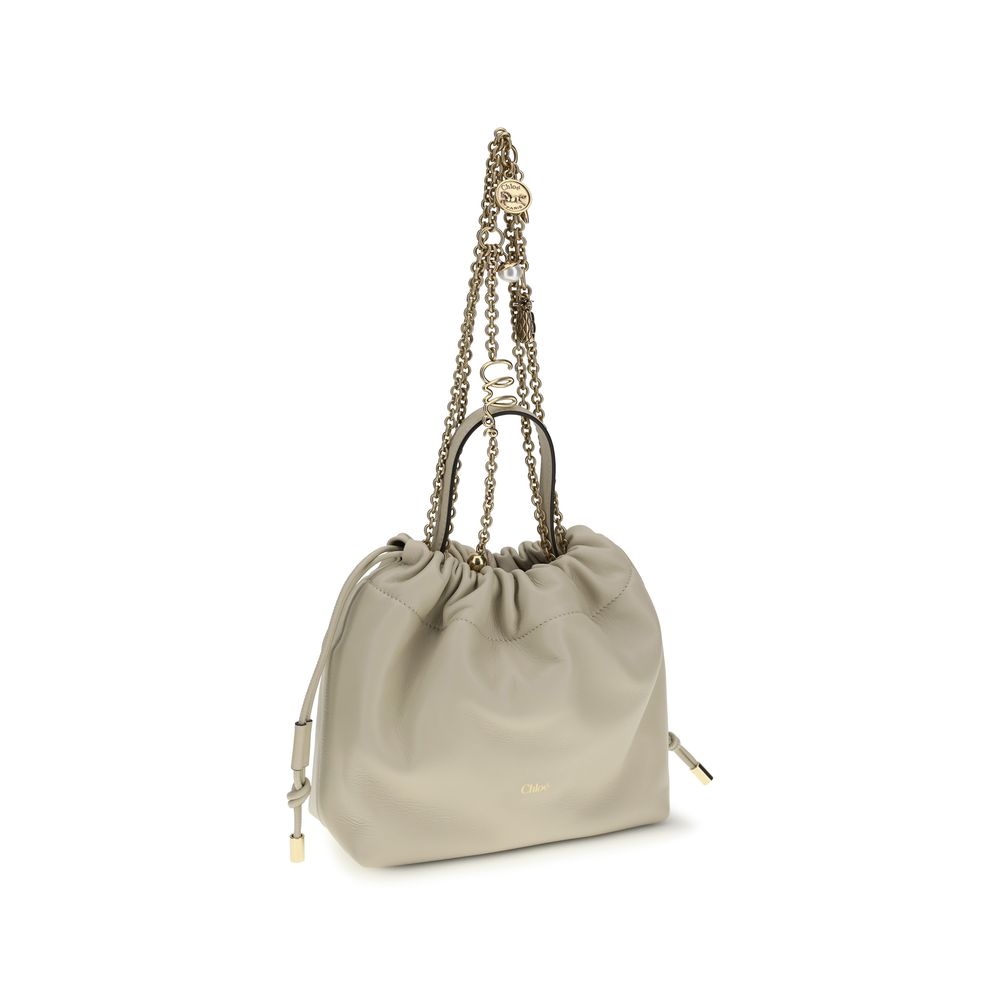 ChloƩ Beige Lamb Ovis Aries Aries Shoulder Bag - Image 2