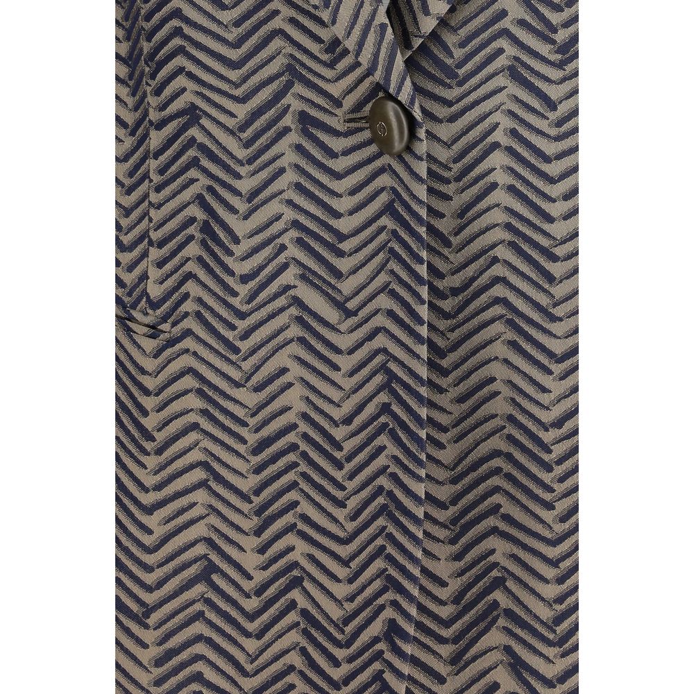 Giorgio Armani Beige Viscose Blazer - Image 3