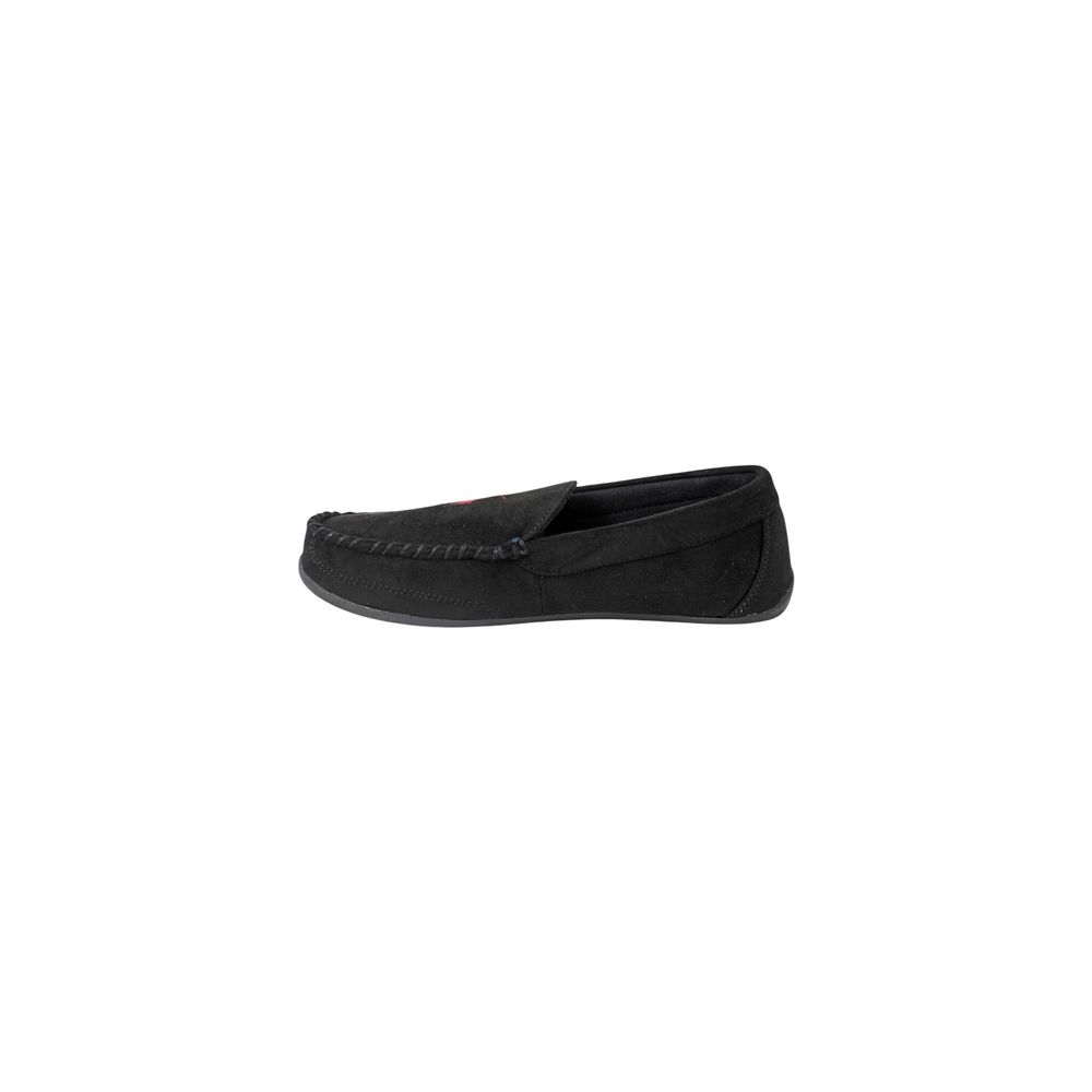 Ralph Lauren Black Faux Fur Slippers - Image 2