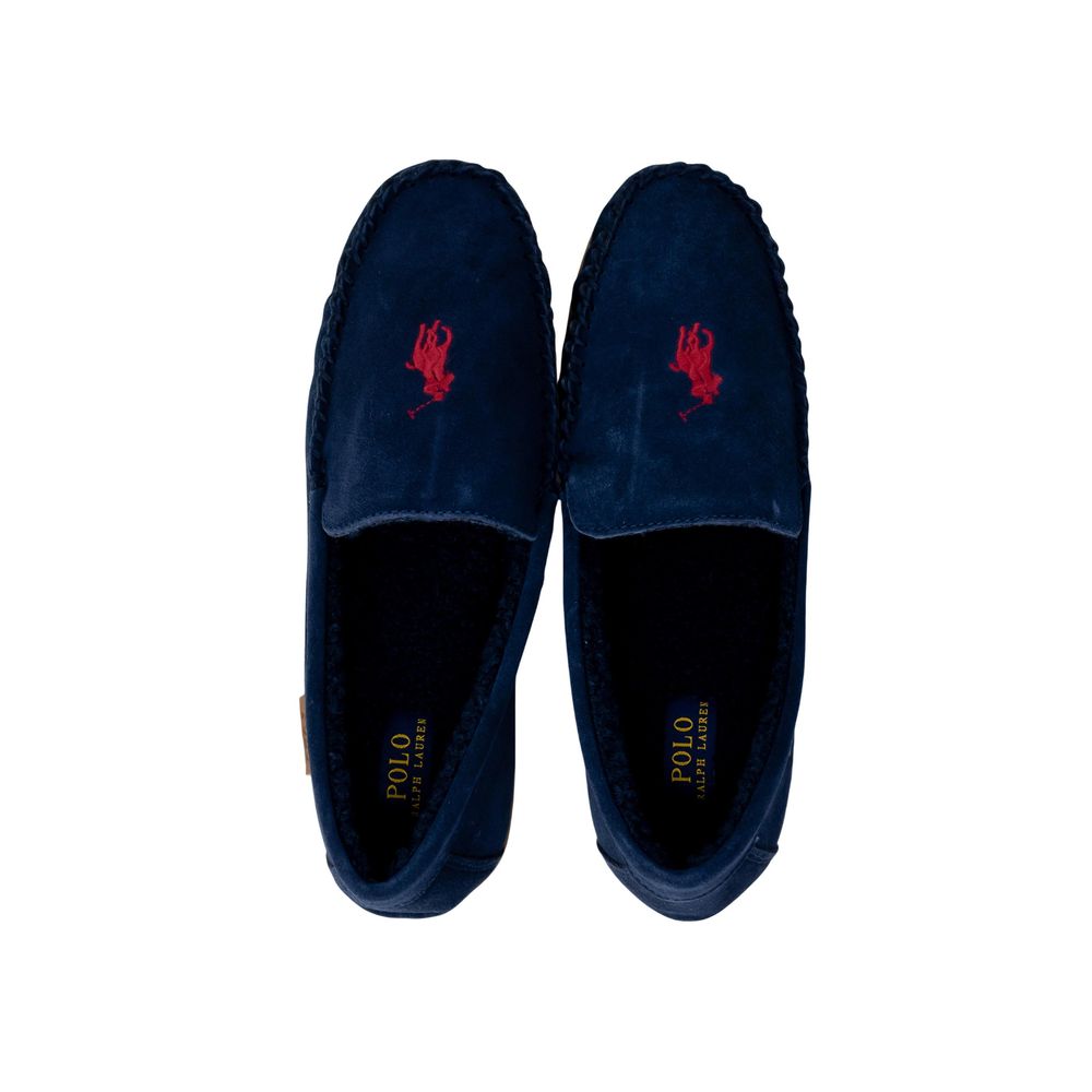 Ralph Lauren Blue Faux Fur Slippers - Image 3