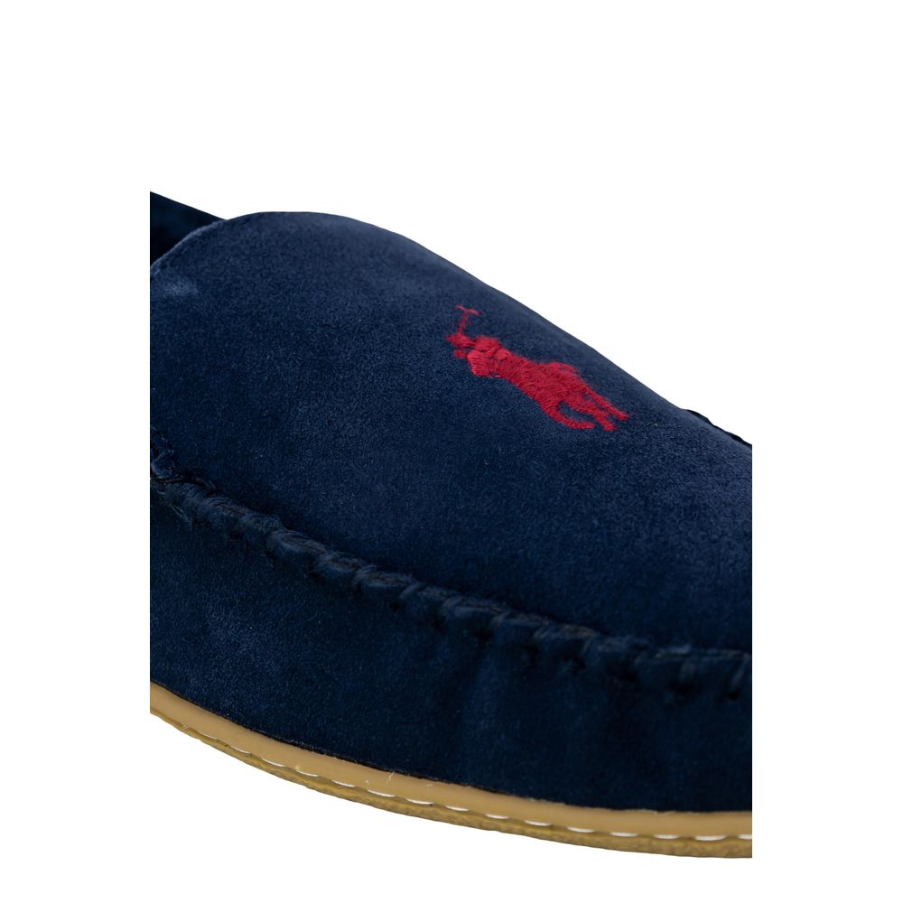 Ralph Lauren Blue Faux Fur Slippers - Image 4