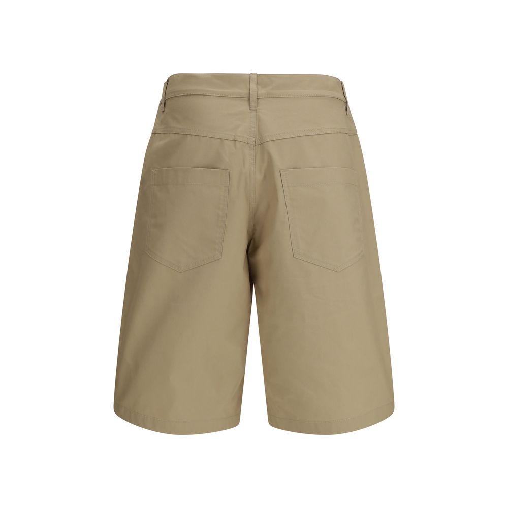Moschino Beige Cotton Bermuda Shorts - Image 2