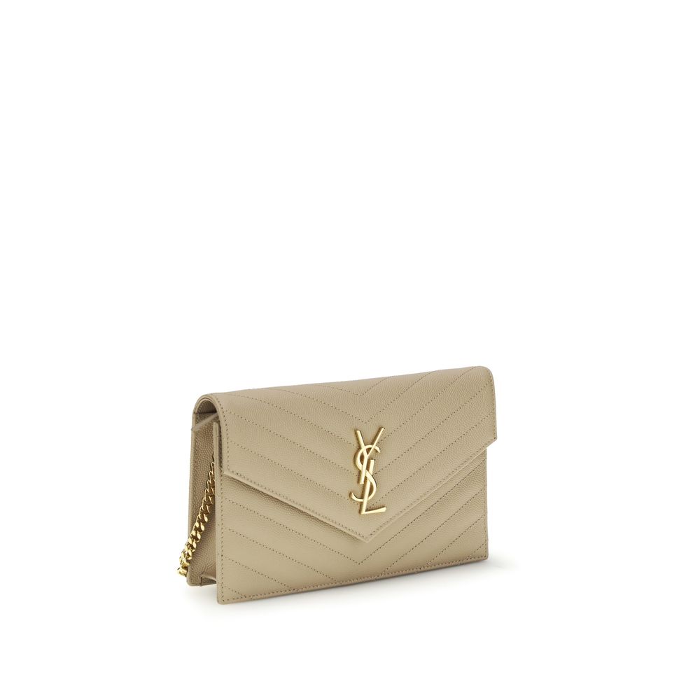 Saint Laurent Beige Calf Leather Bos Taurus Shoulder Bag - Image 2