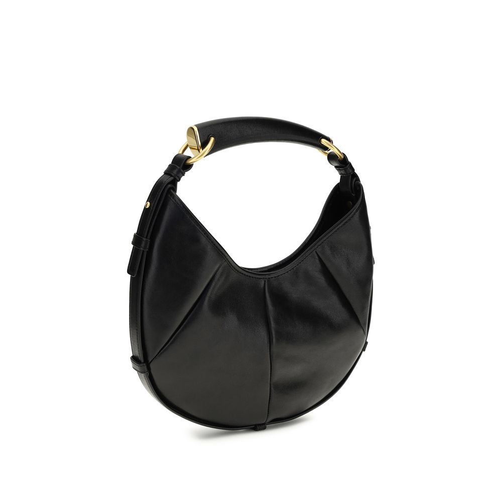 Saint Laurent Black Calf Leather Bos Taurus Shoulder Bag - Image 3