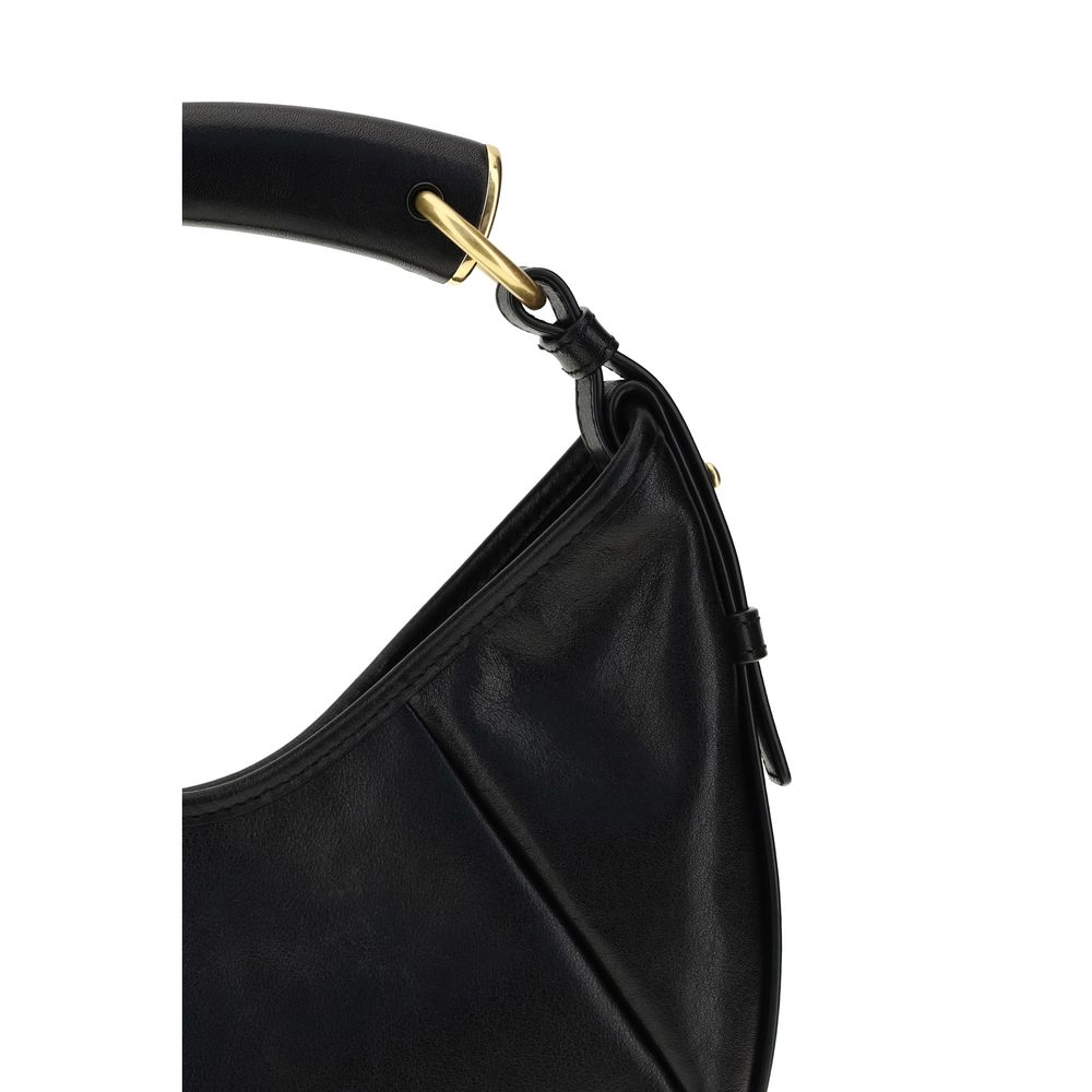 Saint Laurent Black Calf Leather Bos Taurus Shoulder Bag - Image 4