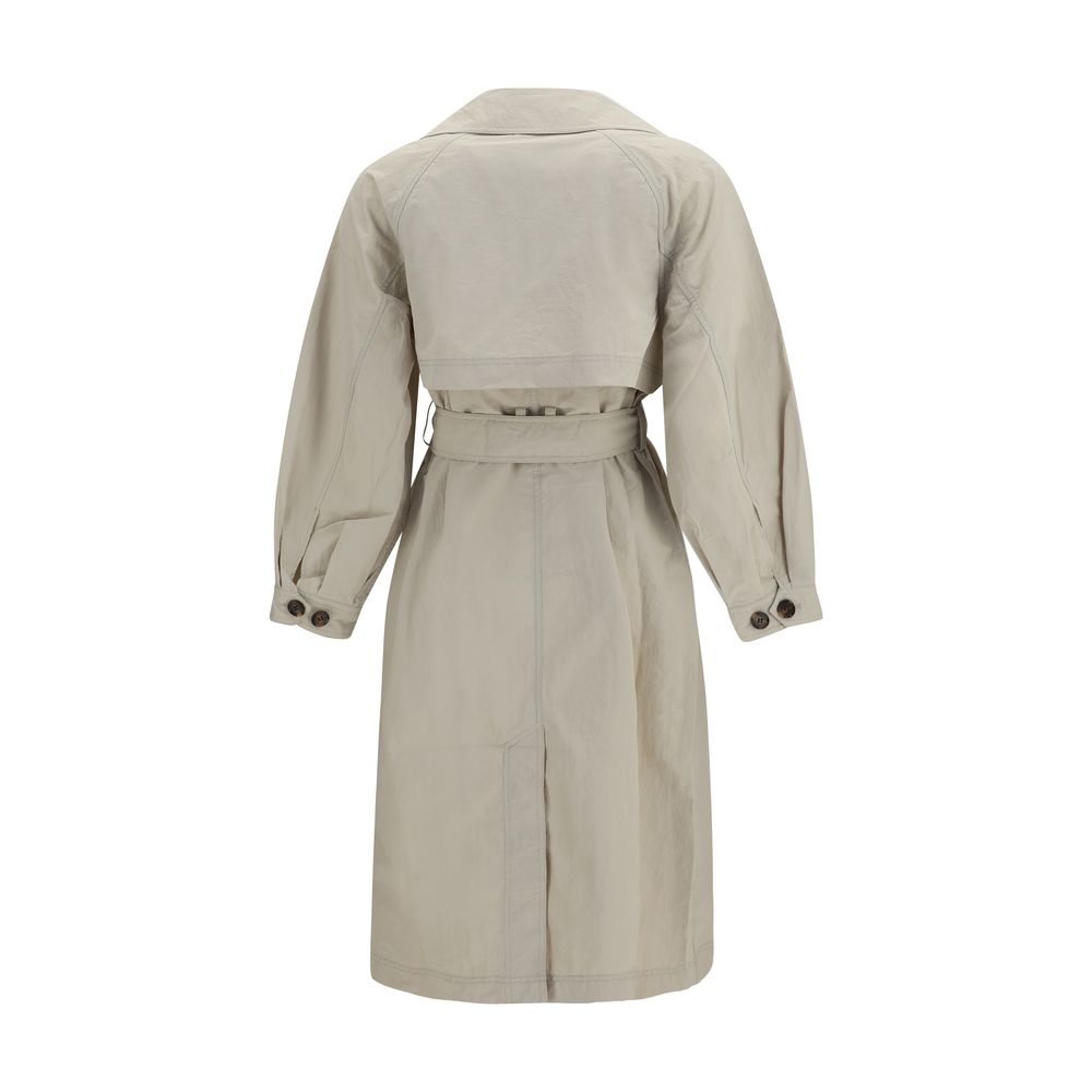 Barbour Beige Polyamide Trench Coat - Image 2