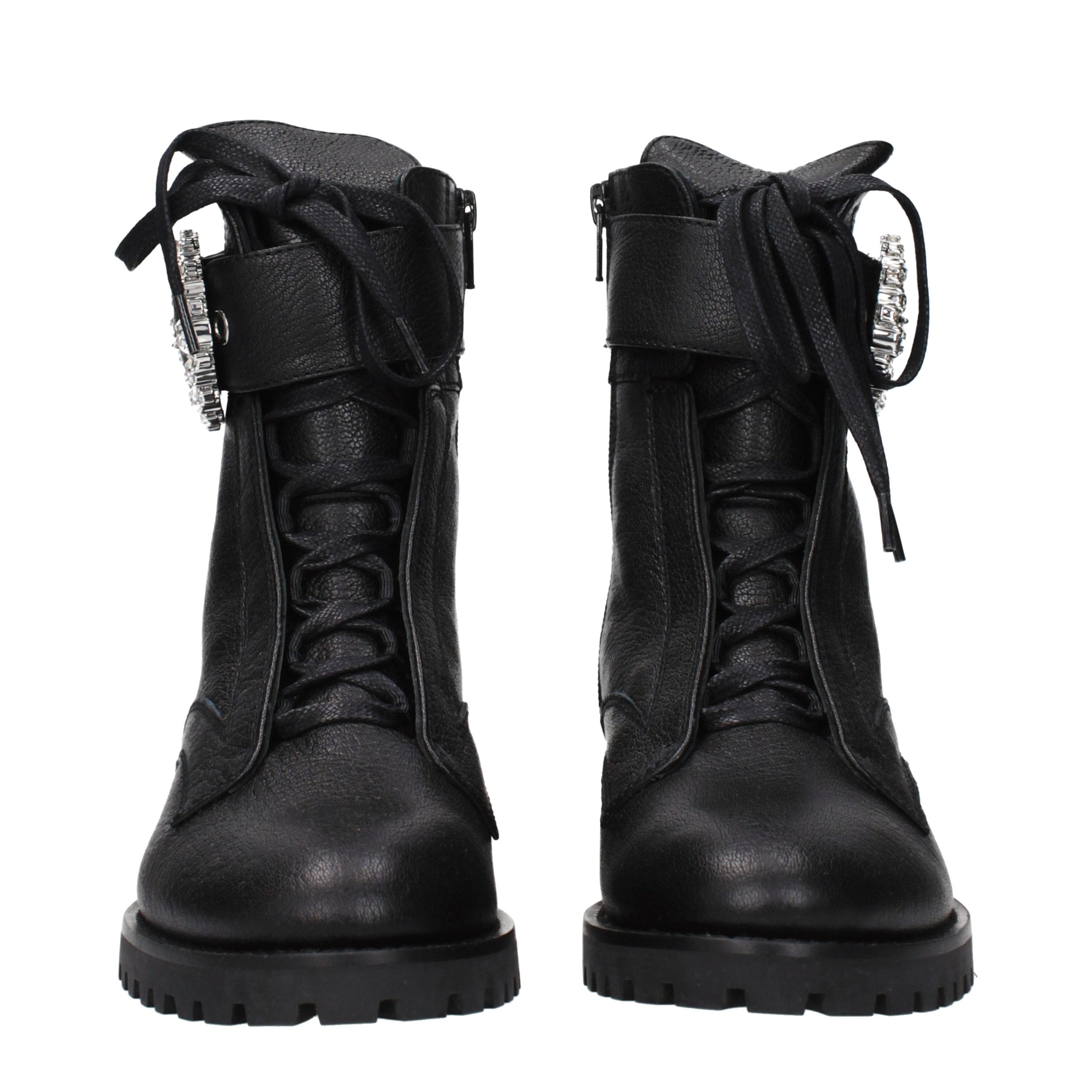 Jimmy Choo Black Leather Ankle Boots - Image 3
