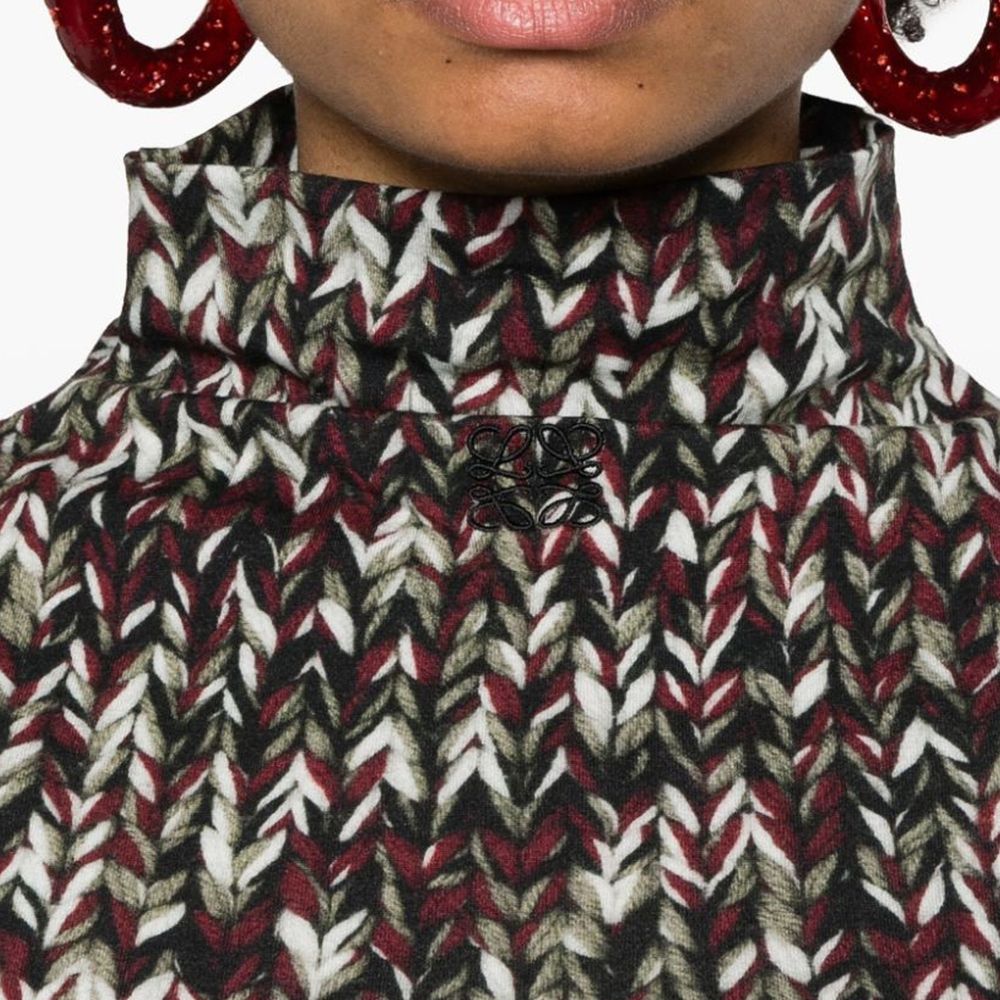Loewe Bicolor Cotton T-Shirt - Image 4