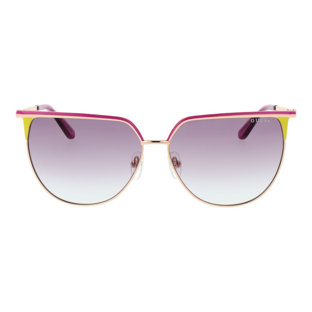 Guess Rose Gold Metal Sunglasses - Image 2