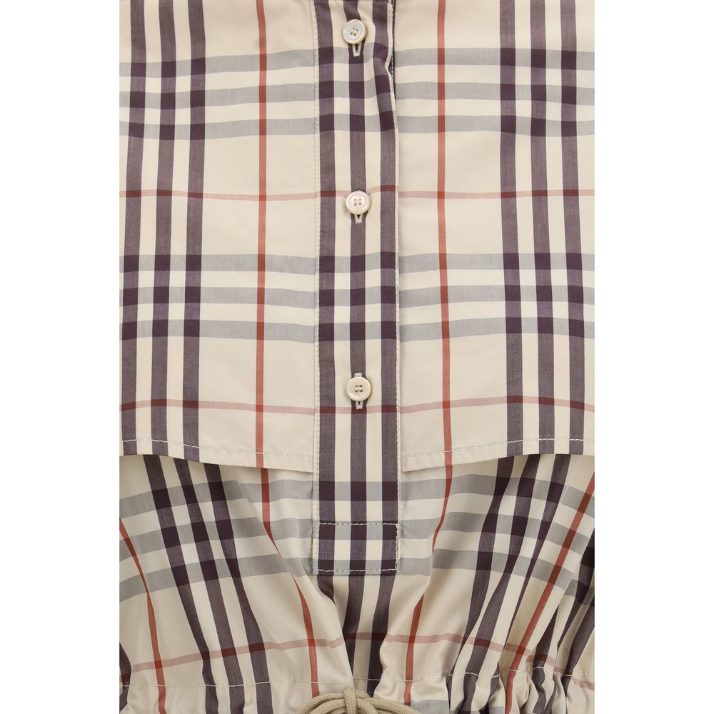 Burberry Beige Cotton Casual Dress - Image 3