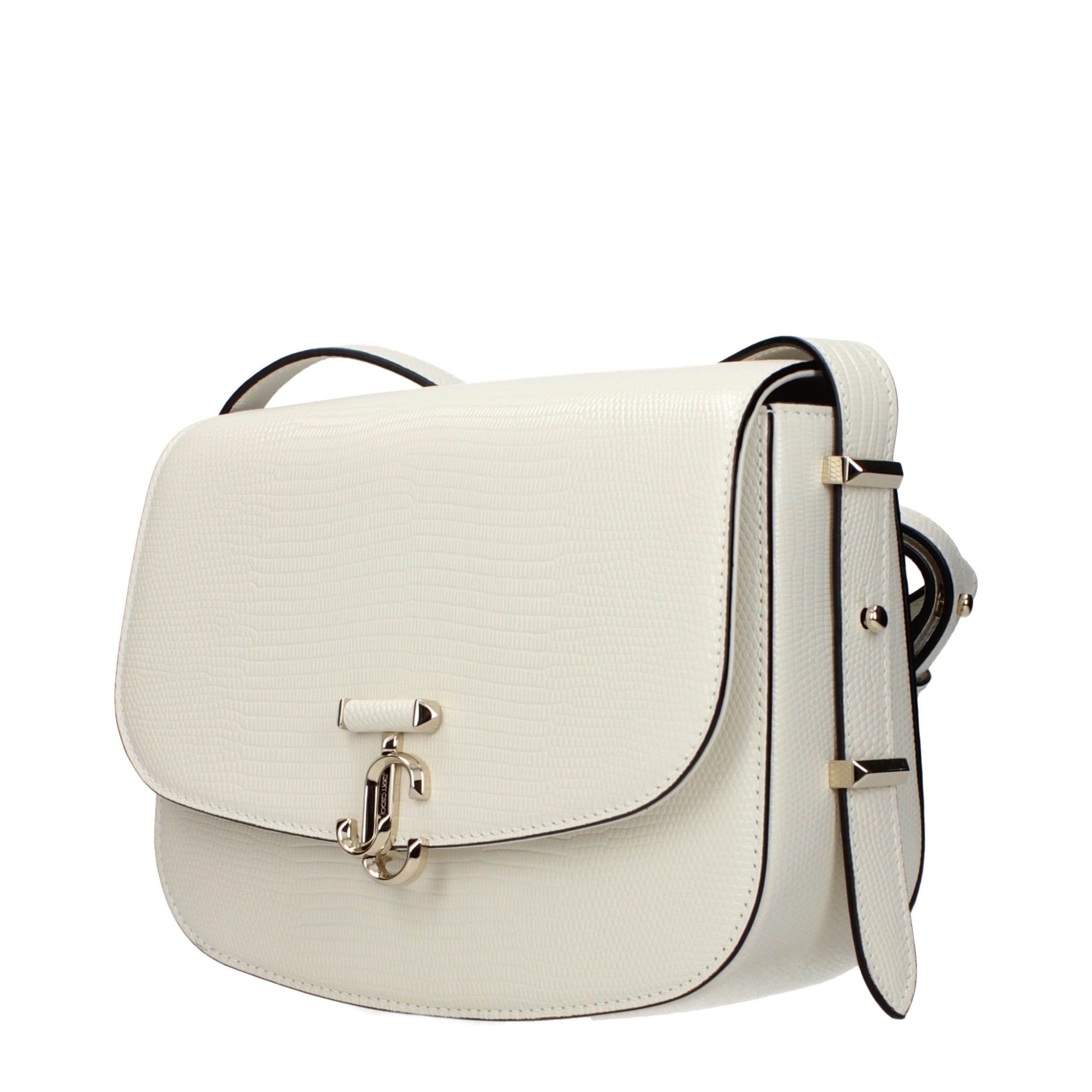 Jimmy Choo White Leather Crossbody Bag - Image 2