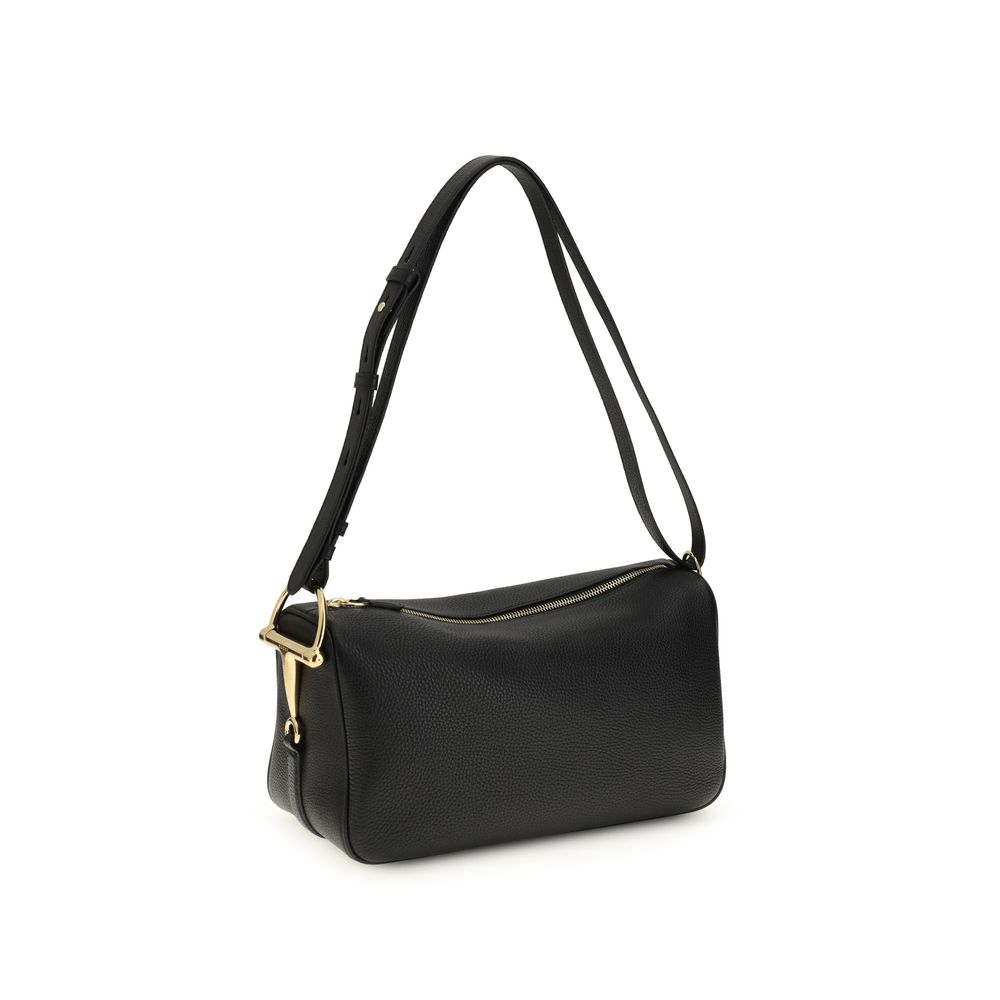 Gucci Black Calf Leather Bos Taurus Shoulder Bag - Image 2