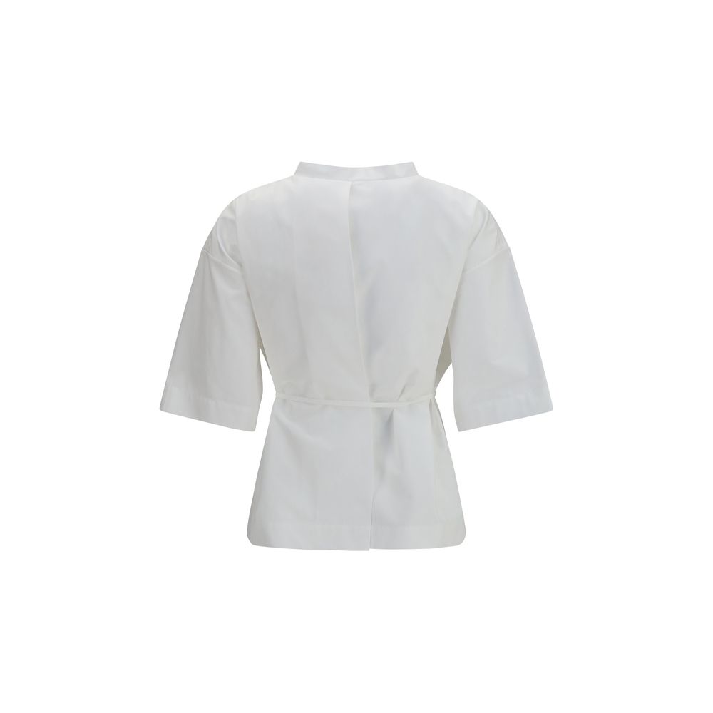 Calvin Klein White Cotton Shortsleeve Shirt - Image 2