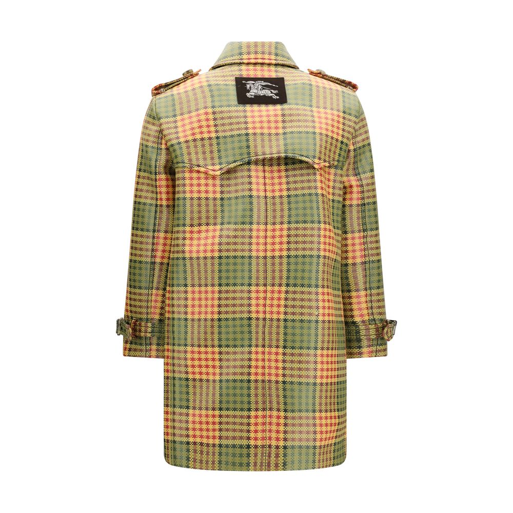 Burberry Multicolor Polyester Trench Coat - Image 2