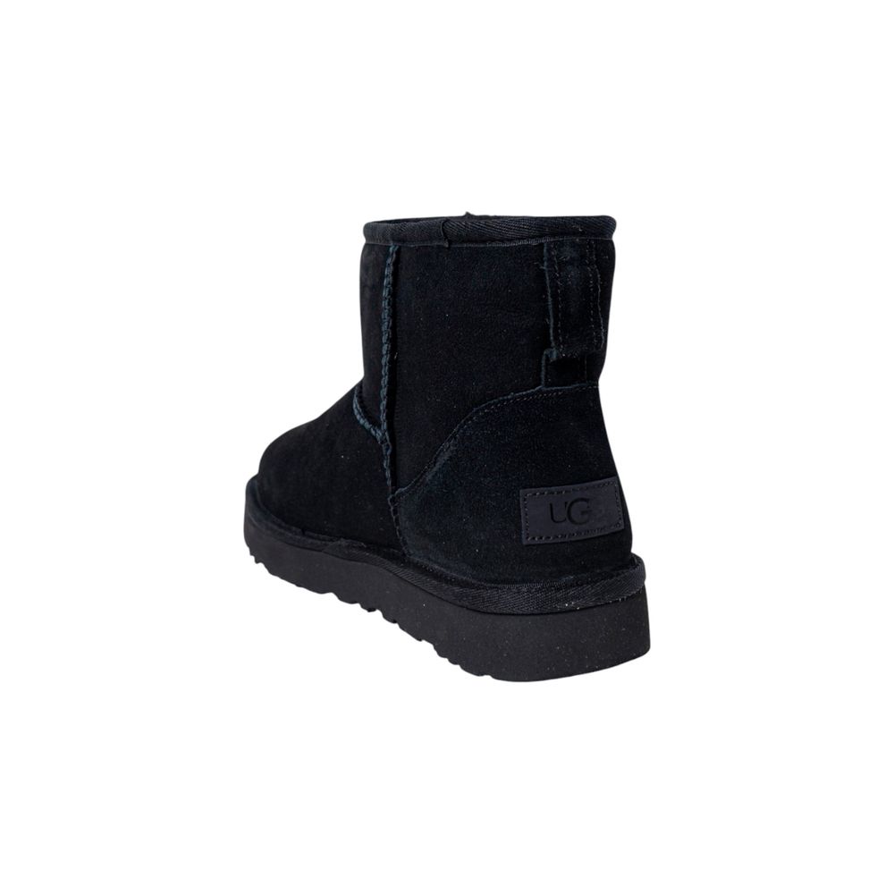 UGG Black Suede Leather Ankle Boots - Image 4