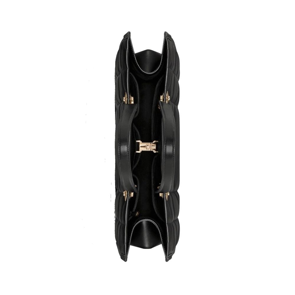 Dior Black Leather Tote Bag - Image 4