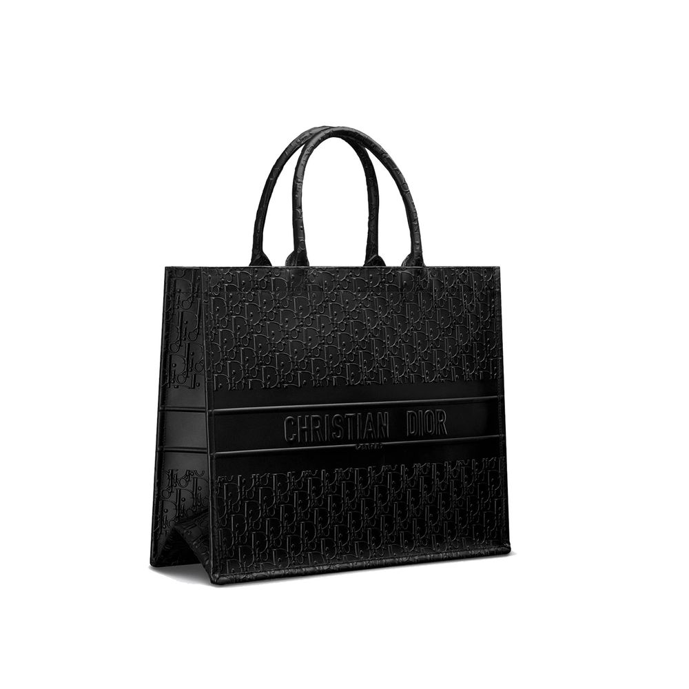 Dior Black Calfskin Tote Bag - Image 2