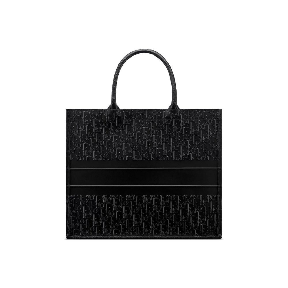 Dior Black Calfskin Tote Bag - Image 3