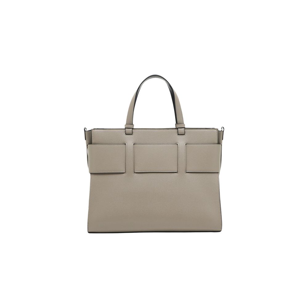 Armani Exchange Beige Artificial Leather Handbag - Image 3