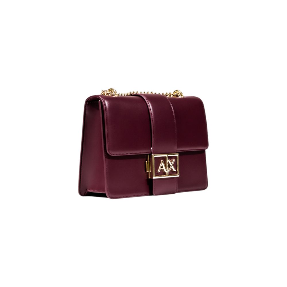 Armani Exchange Bordeaux Polyester Handbag - Image 4
