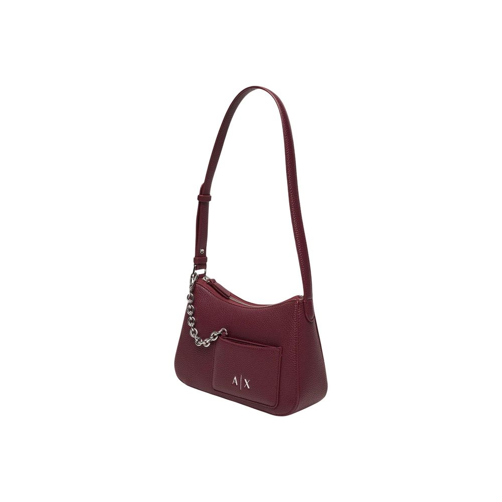 Armani Exchange Bordeaux Polyester Handbag - Image 3