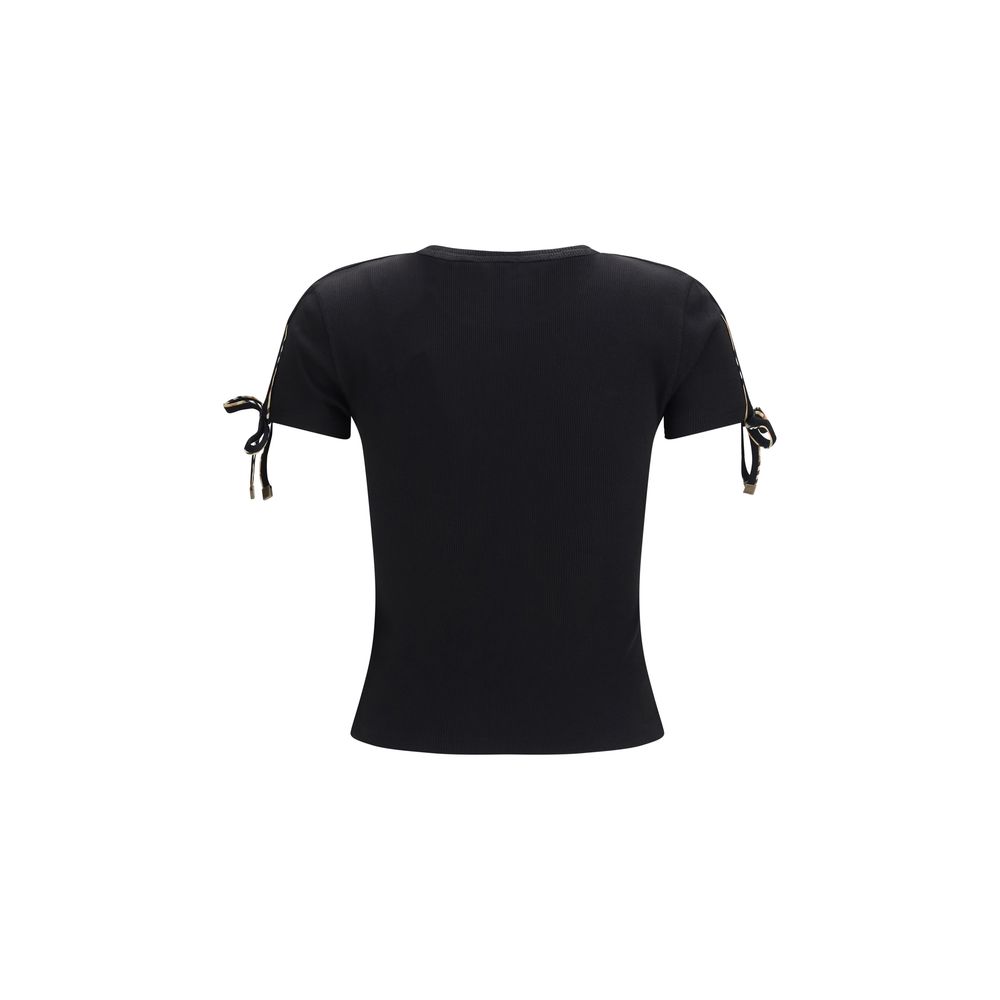 Burberry Black Cotton T-Shirt - Image 2
