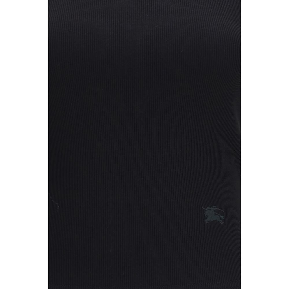 Burberry Black Cotton T-Shirt - Image 3