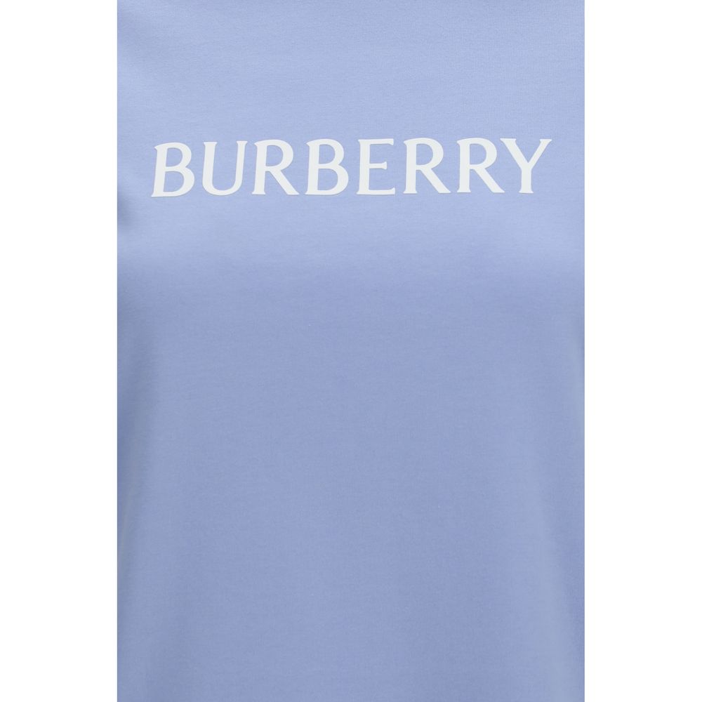 Burberry Blue Cotton T-Shirt - Image 3