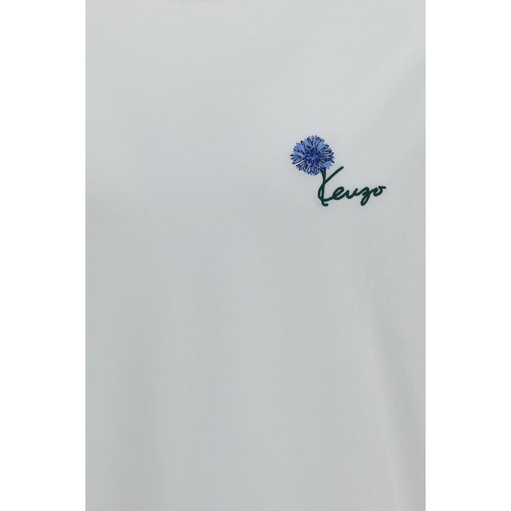 Kenzo White Cotton T-Shirt - Image 3
