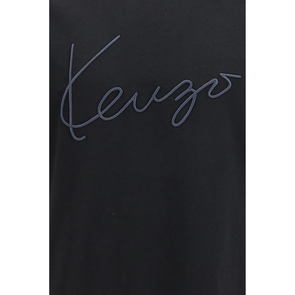 Kenzo Black Cotton T-Shirt - Image 3