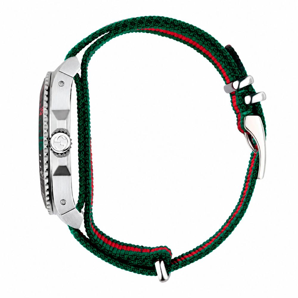Gucci Multicolor Nylon Sport Watch - Image 3