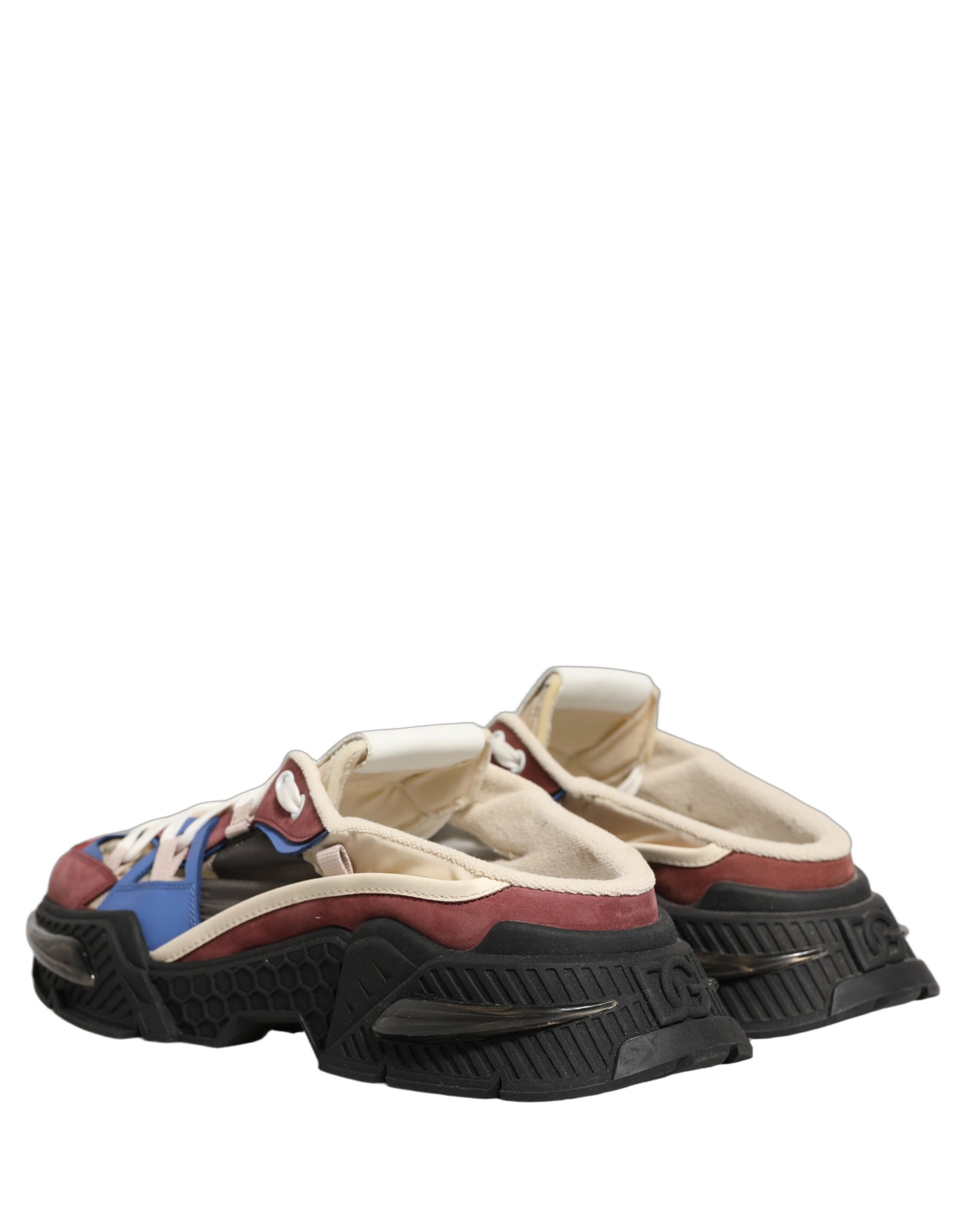 Dolce & Gabbana Multicolor Panelled Airmaster Sneakers Shoes - Image 6