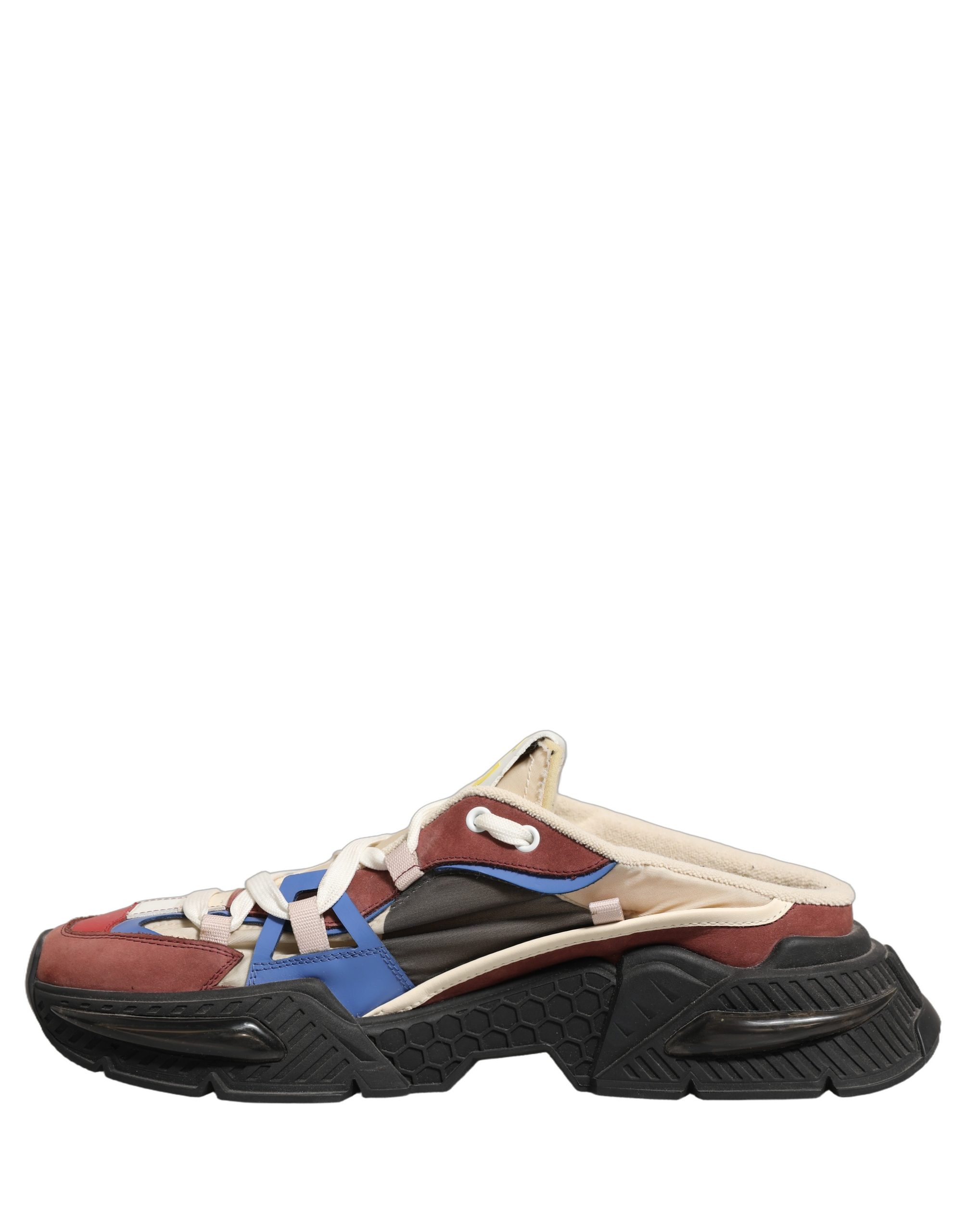 Dolce & Gabbana Multicolor Panelled Airmaster Sneakers Shoes - Image 7