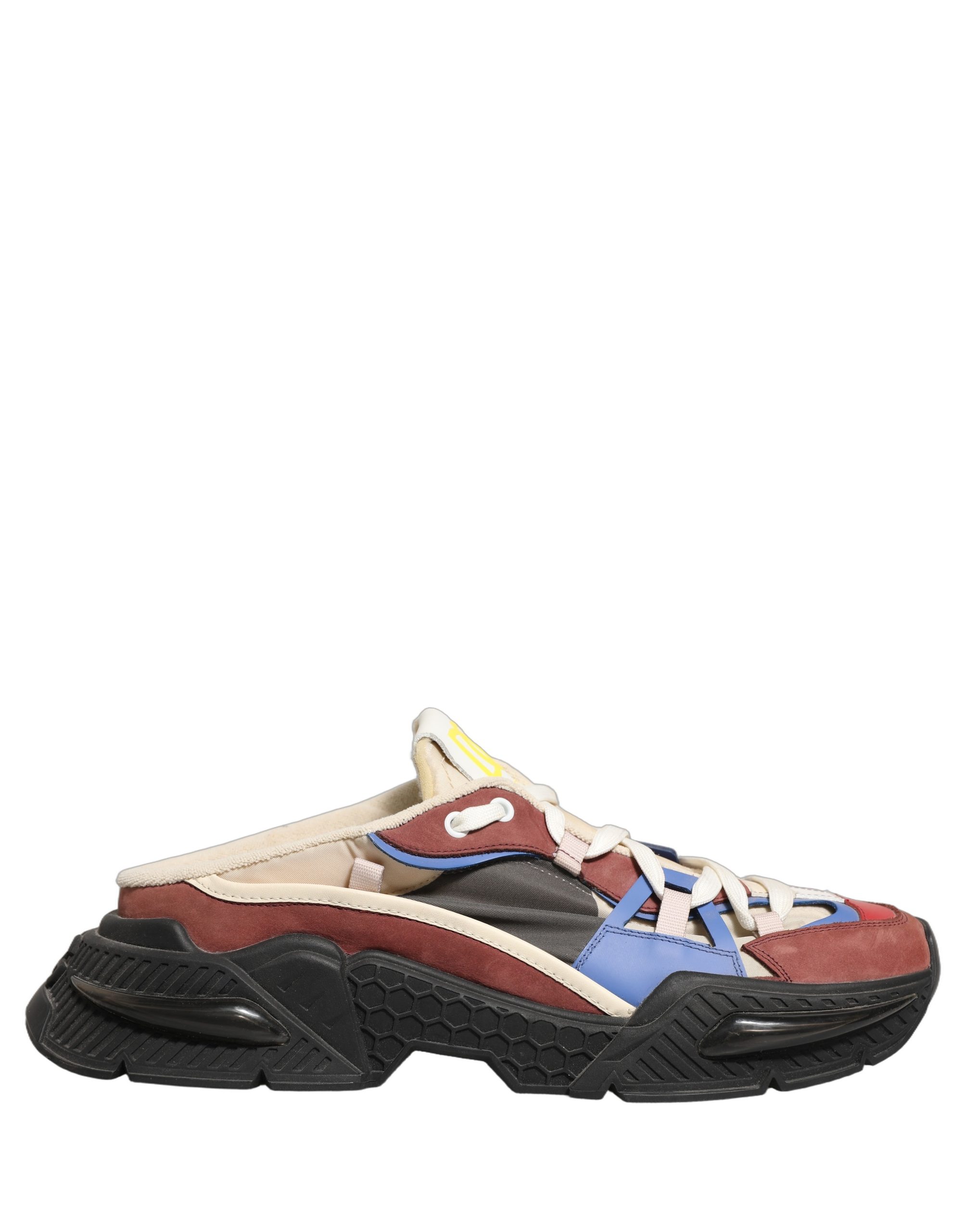 Dolce & Gabbana Multicolor Panelled Airmaster Sneakers Shoes - Image 2