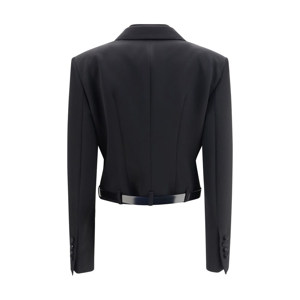 Dolce & Gabbana Black Wool Oves Aries Jacket - Image 2
