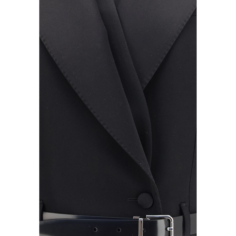 Dolce & Gabbana Black Wool Oves Aries Jacket - Image 3