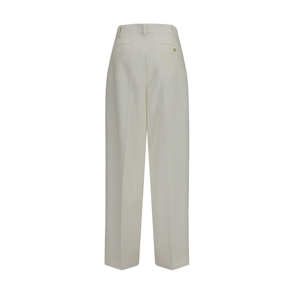 Calvin Klein White Wool Oves Aries Casual Pants - Image 2