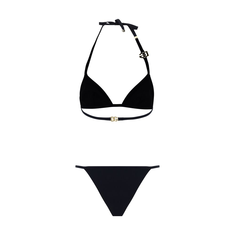 Dolce & Gabbana Black Nylon Bikini - Image 2