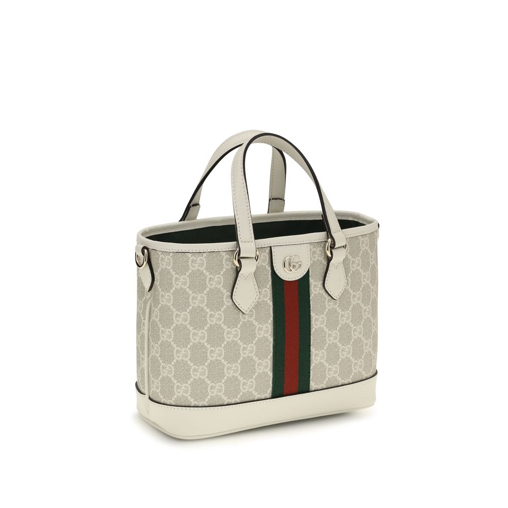 Gucci White Fabric Shoulder Bag - Image 2