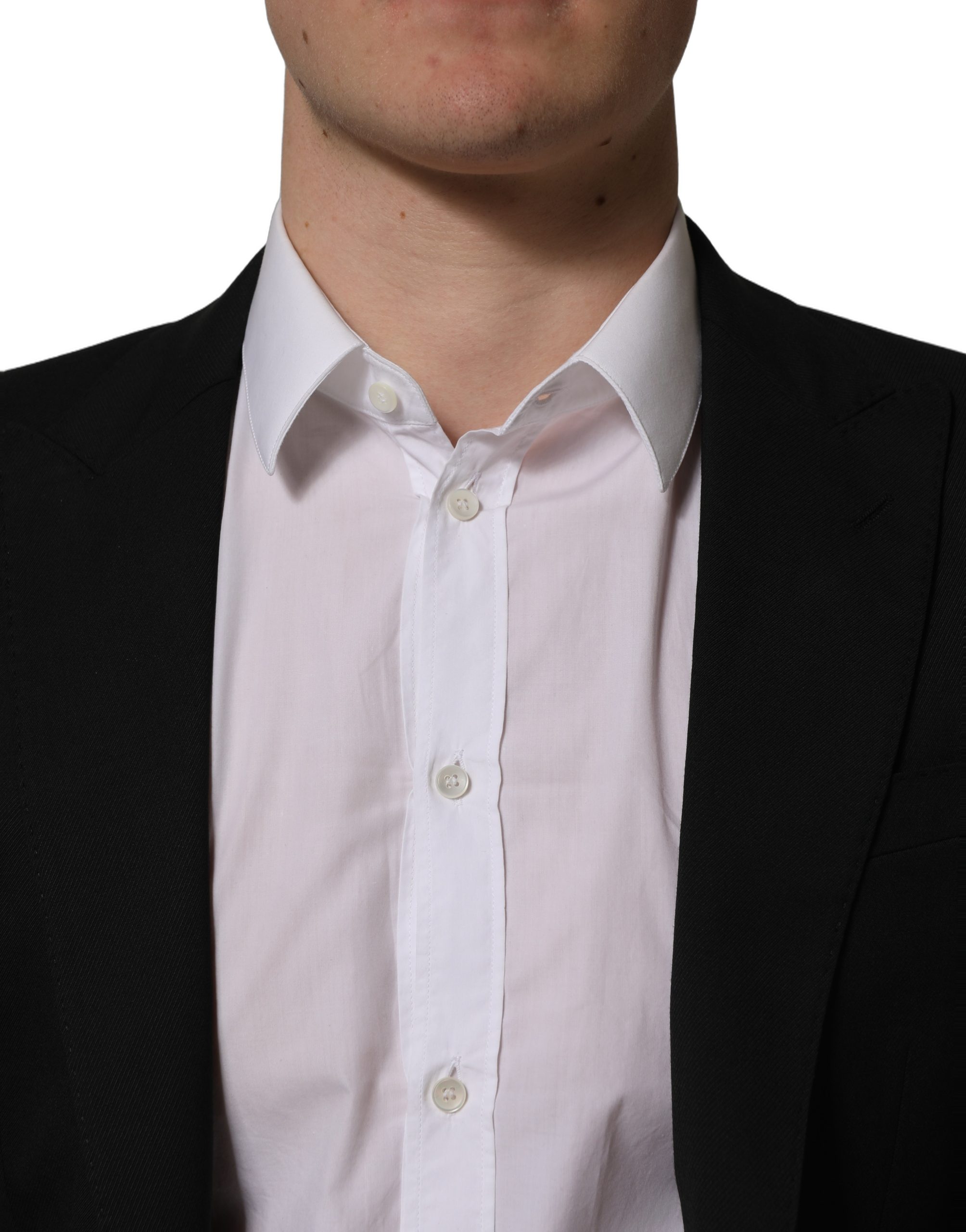Dolce & Gabbana Black Polyester Single Breasted Blazer Jacket - Image 5