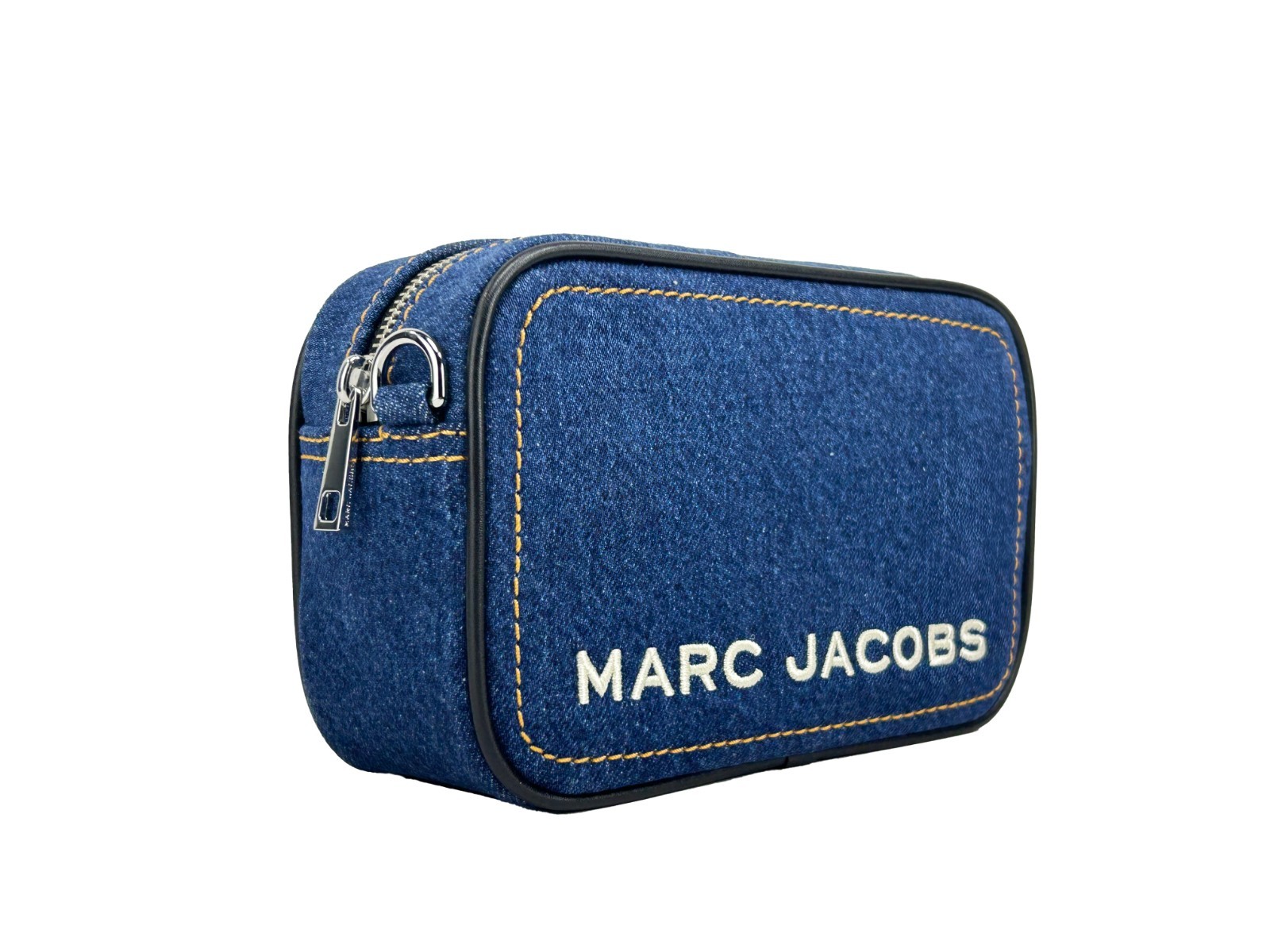 Marc Jacobs Flash Denim Camera Crossbody Bag Purse - Image 2
