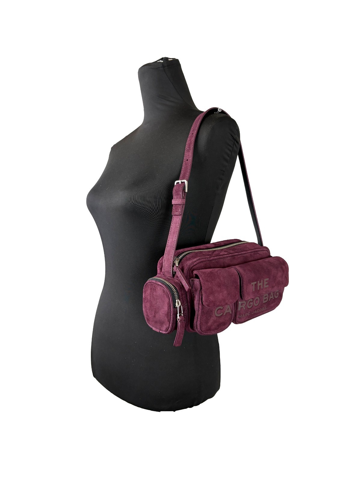 Marc Jacobs The Cargo Suede Shoulder Bag - Image 4