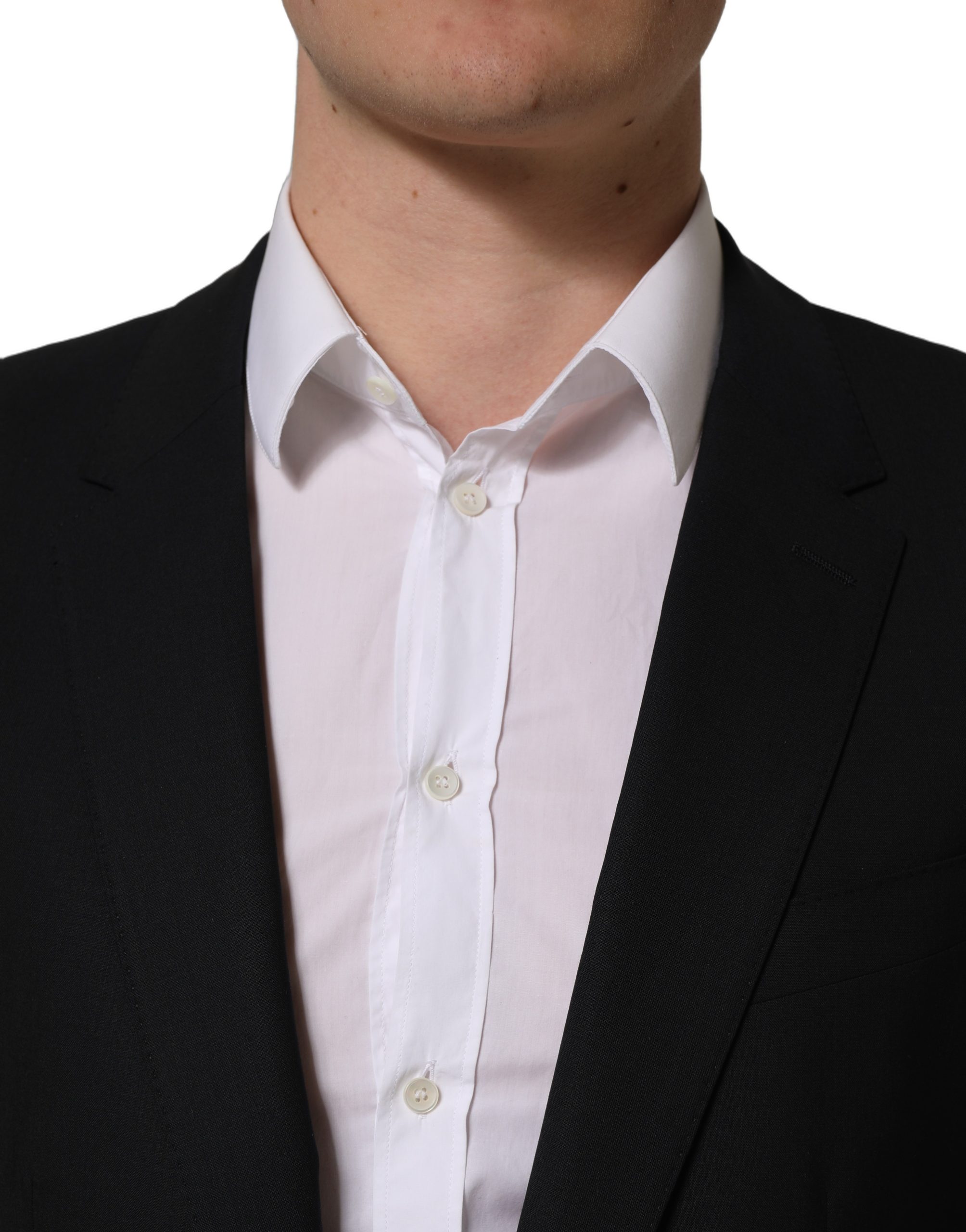 Dolce & Gabbana Black Wool Single Breasted Blazer Jacket - Image 5