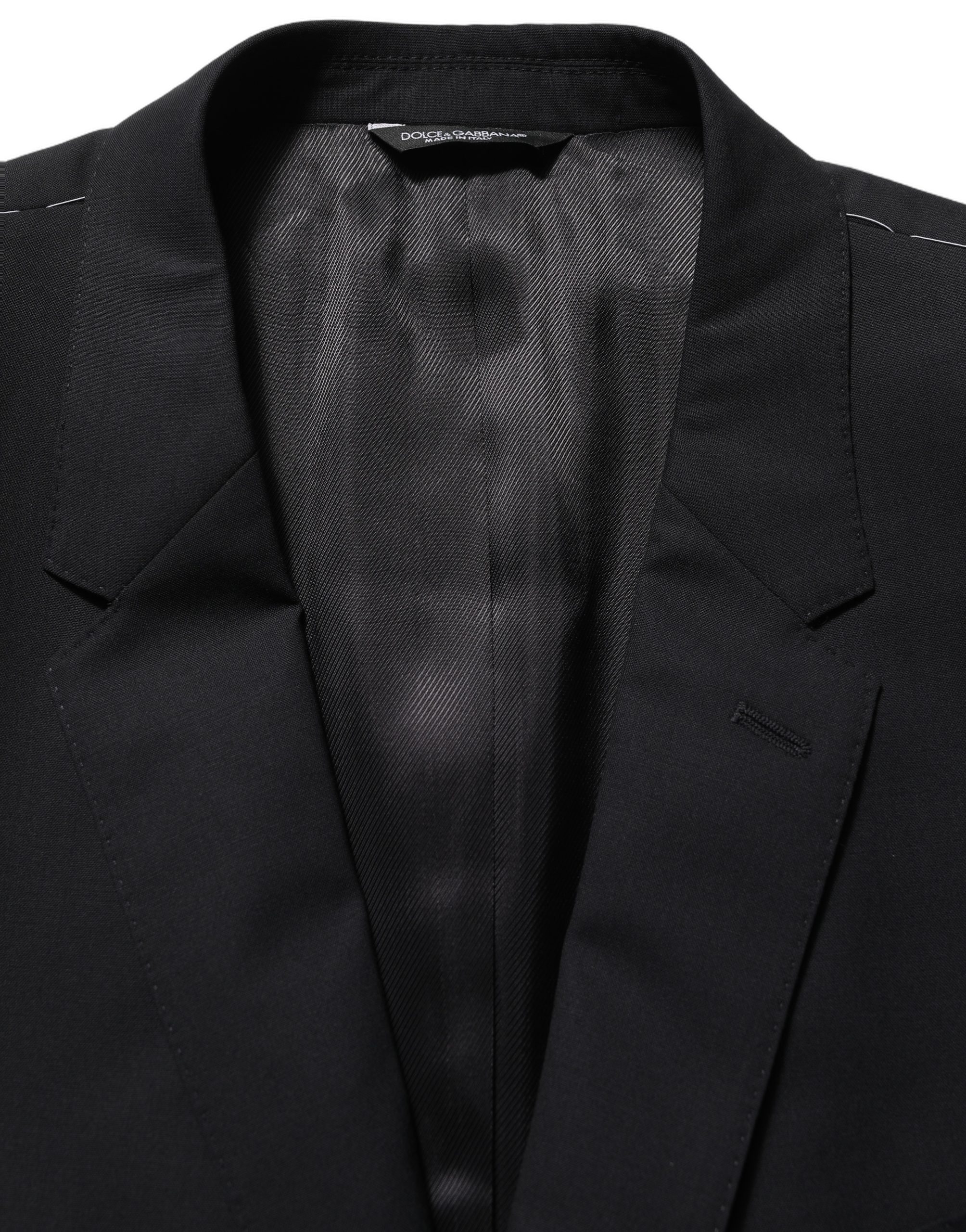 Dolce & Gabbana Black Wool Single Breasted Blazer Jacket - Image 6