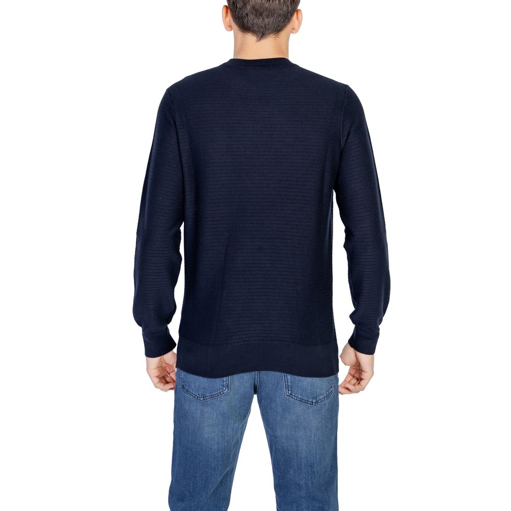 Hugo Boss Blue Cotton Sweatshirt - Image 2