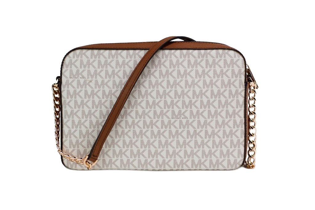 Michael Kors East West Crossbody Bag (Vanilla Signature) - Image 3