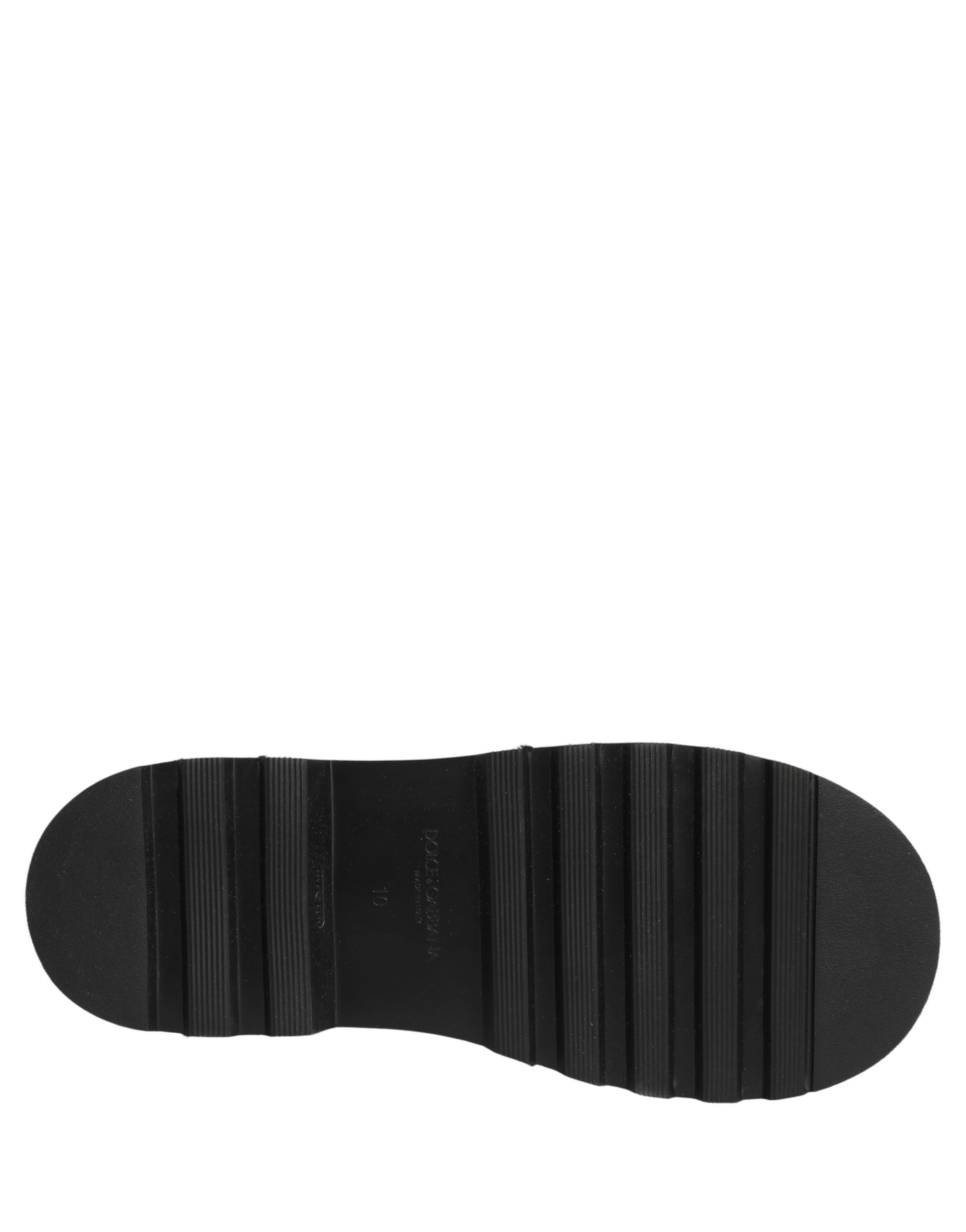 Dolce & Gabbana Black Chelsea Boots Leather Slip On Men Shoes - Image 8