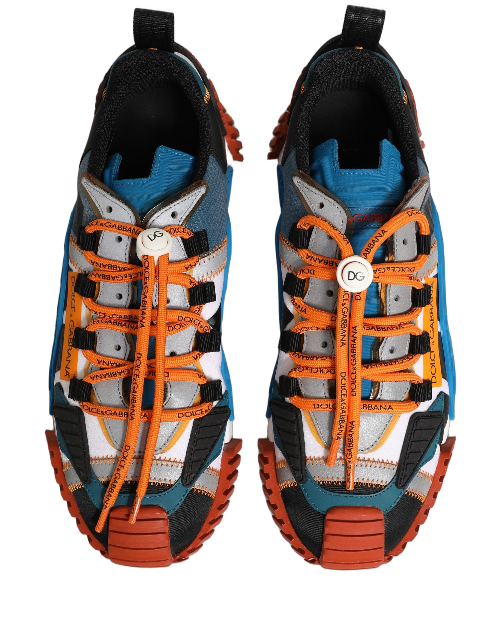 Dolce & Gabbana Multicolor Low Top NS1 Men Sneakers Shoes - Image 4